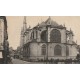 45 MONTARGIS. Attelages devant l'Eglise rue du Loing 1914