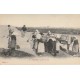 17 ILE DE RE. Charroi du Sel avec mules dans les Marais salants