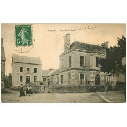 22 PLOUASNE. Mairie et Ecole 1908