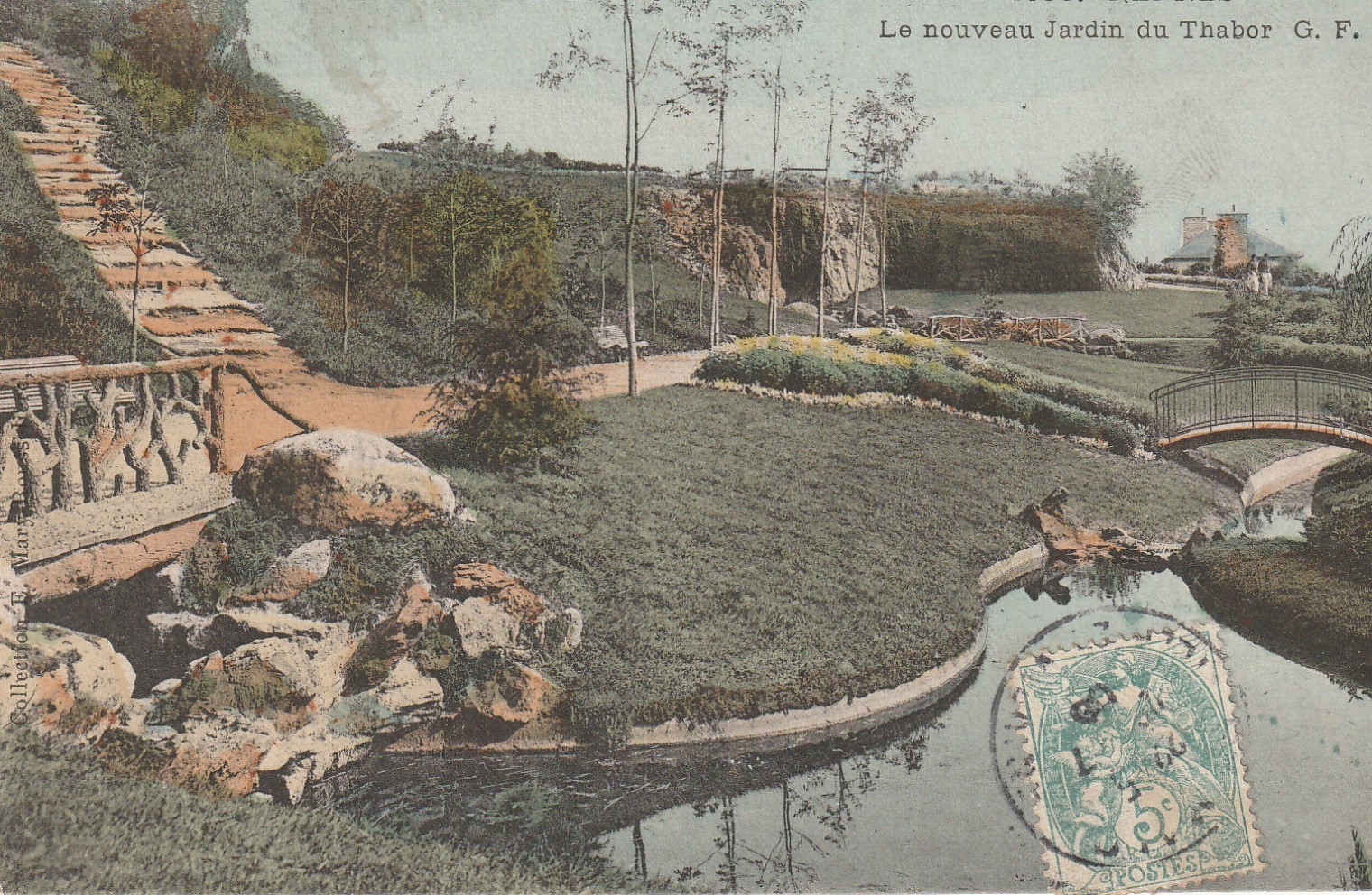 35 RENNES. Le nouveau Jardin du Thabor 1906