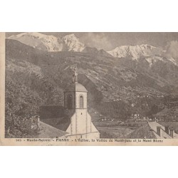 74 PASSY. Eglise, Vallée de Mont-Joie et Mont-Blanc 1921