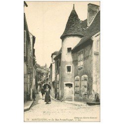 carte postale ancienne 03 MONTLUCON. La Rue Porte-Fouguet
