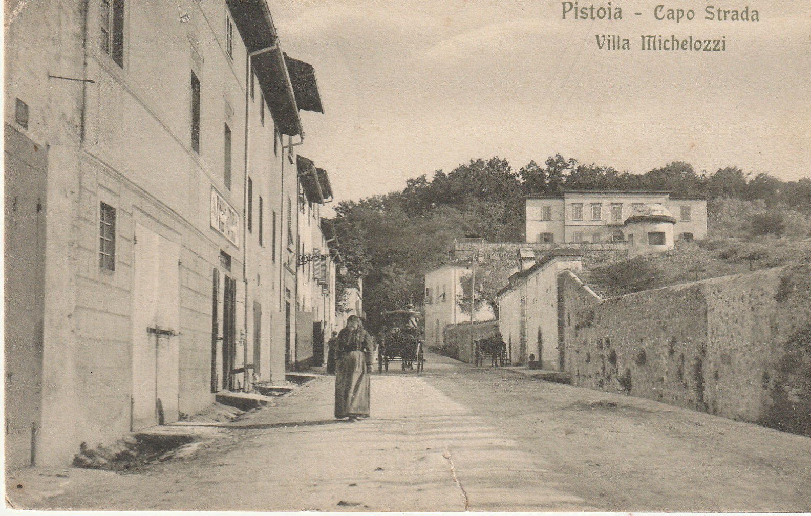 Italia PISTOIA. Capo Strada Villa Michelozzi 1915