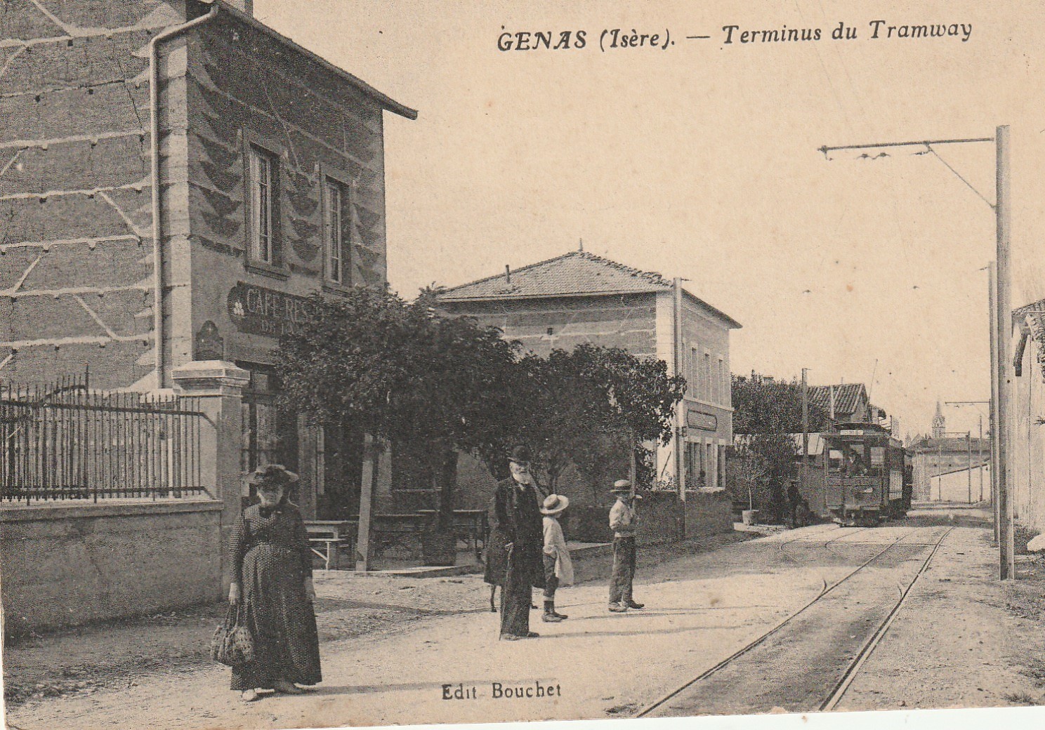 38 GENAS. Terminus du Tramway animation