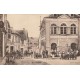 02 CRAONNE. Hôtel de Ville grosse animation devant le Café Buvette