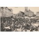 77 LA FERTE SOUS JOUARRE. Le Marché et Comptoirs Français grosse animation