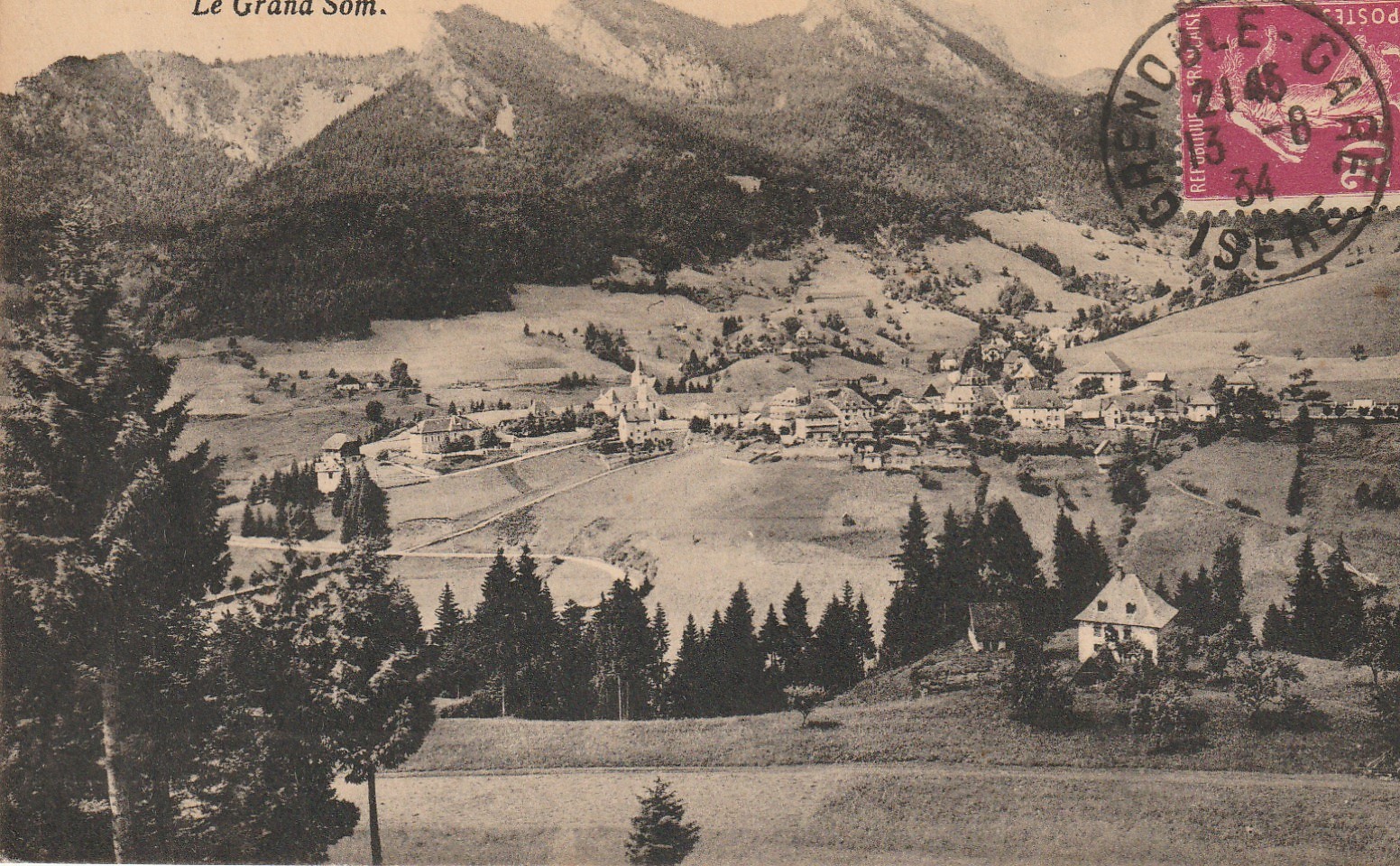 38 SAINT-PIERRE-DE-CHARTREUSE. Le Grand Som 1934