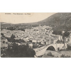 26 NYONS. Vue générale et le Pont 1915