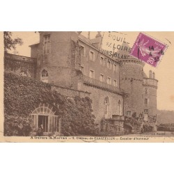 89 CHASTELLUX. Escalier d'honneur du Château 1933