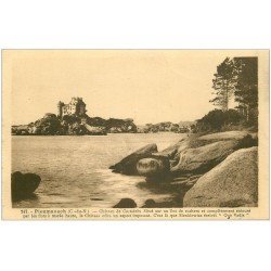 carte postale ancienne 22 PLOUMANACH. Château de Costaérès 1931