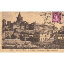14 CAEN. Hôtel-Dieu et Eglise de la Trinité 1925