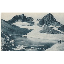 73 MODANE. MONT ET GLACIER DU THABOR avec promeneurs