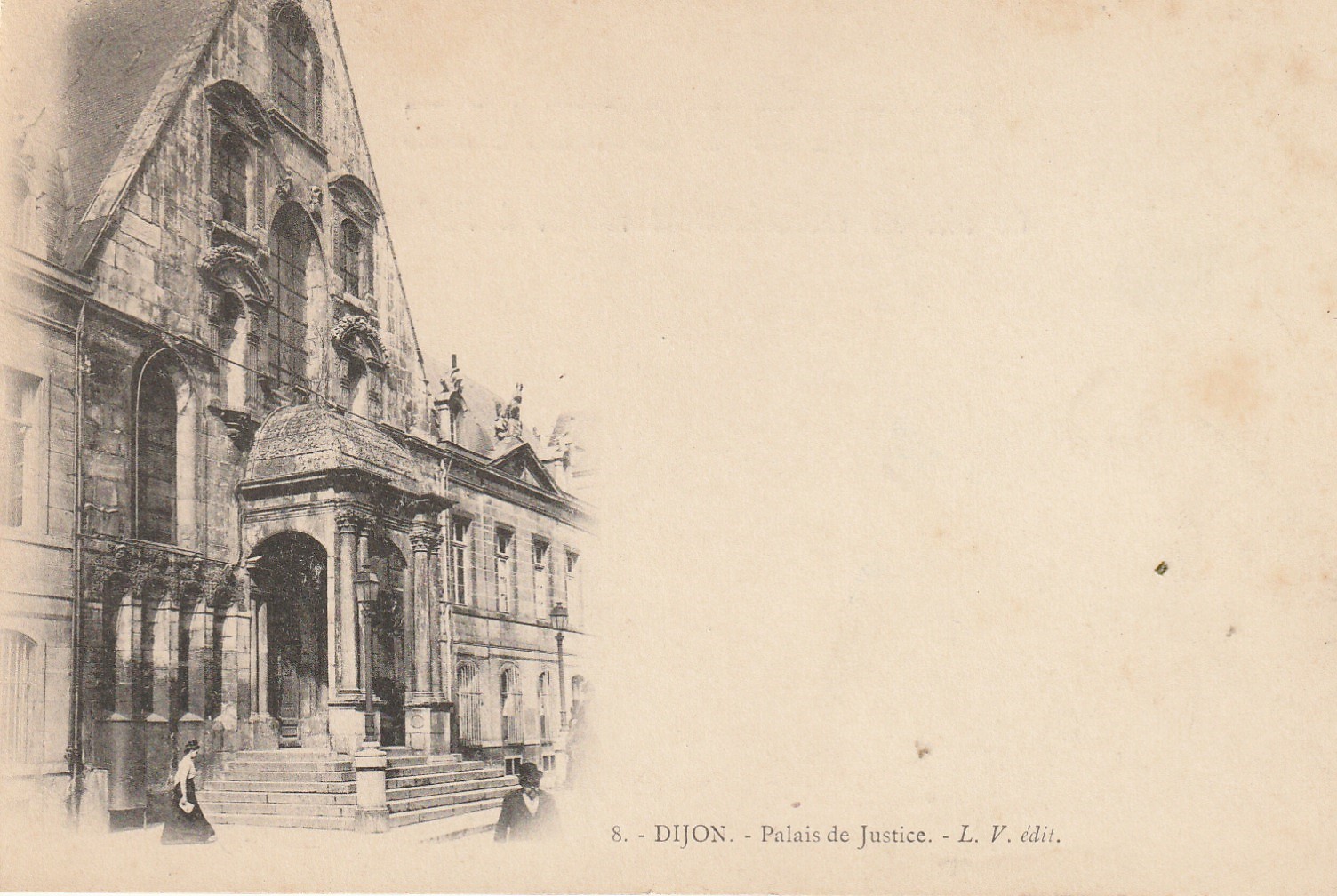 21 DIJON. Palais de Justice vers 1898...