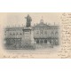 54 NANCY. Statue Place Stanislas et Hôtel de Ville 1901