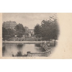 21 DIJON. Place Darcy et le Square vers 1900