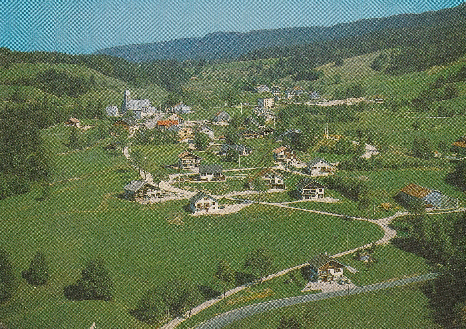 Photo cpsm Grand Format 39 BELLEFONTAINE. Vue aérienne 1992