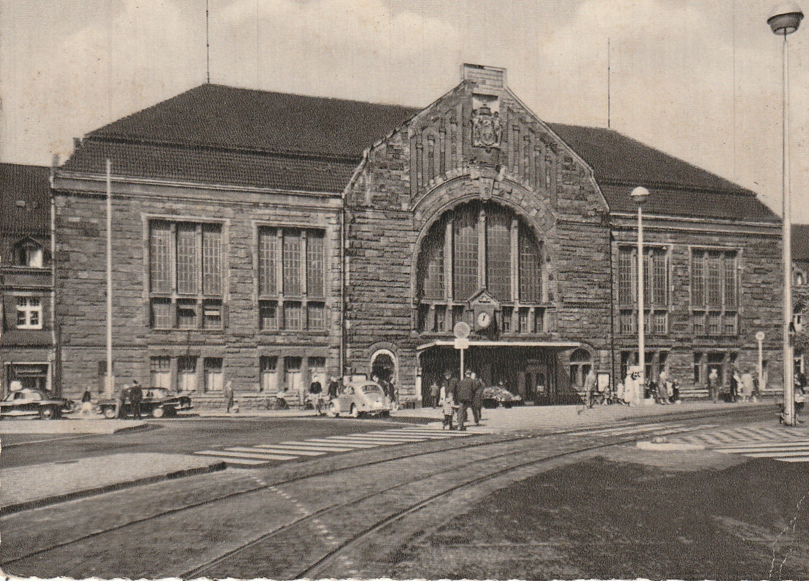 Photo cpsm grand format Allemagne BIELEFELD Hauptbahnhof
