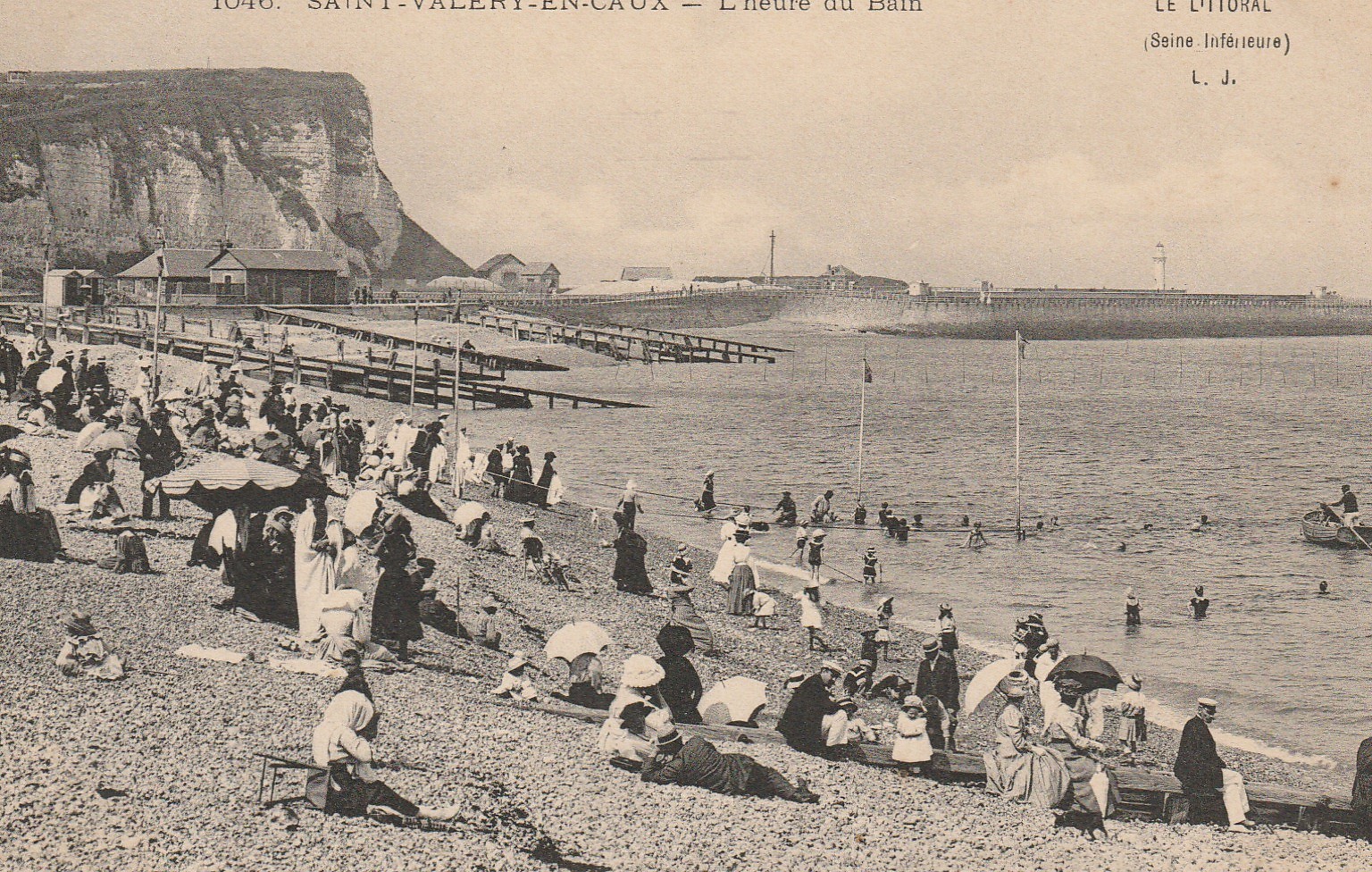 76 SAINT-VALERY-EN-CAUX. L'heure du Bain