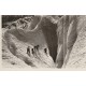 Photo cpsm petit format 74 LES BOSSONS. Traversée du Glacier avec alpinistes 1953