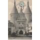 54 NANCY. Porte de la Graffe avec attelages 1906