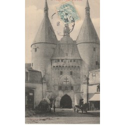 54 NANCY. Porte de la Graffe avec attelages 1906