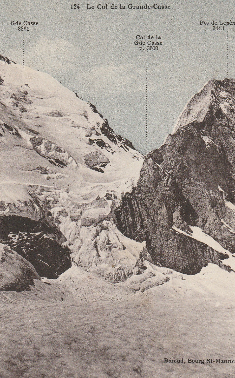 73 PRALOGNAN. Le Col de la Grande-Casse 1927