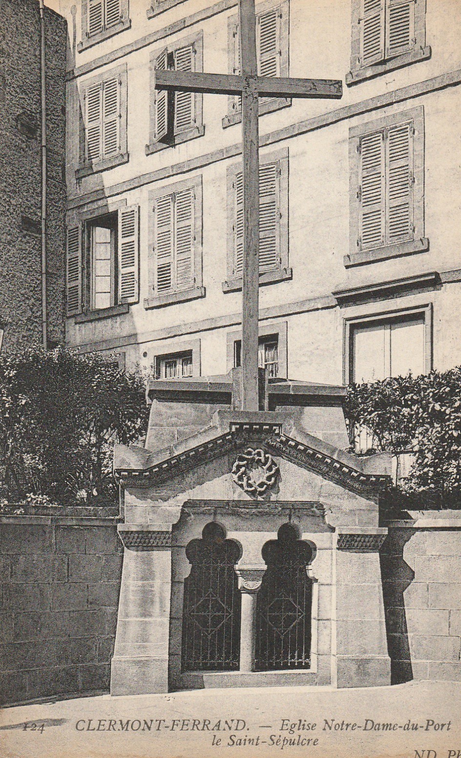 63 CLERMONT-FERRAND. Saint-Sépulcre Eglise Notre-Dame-du-Port ND Phot assez rare...