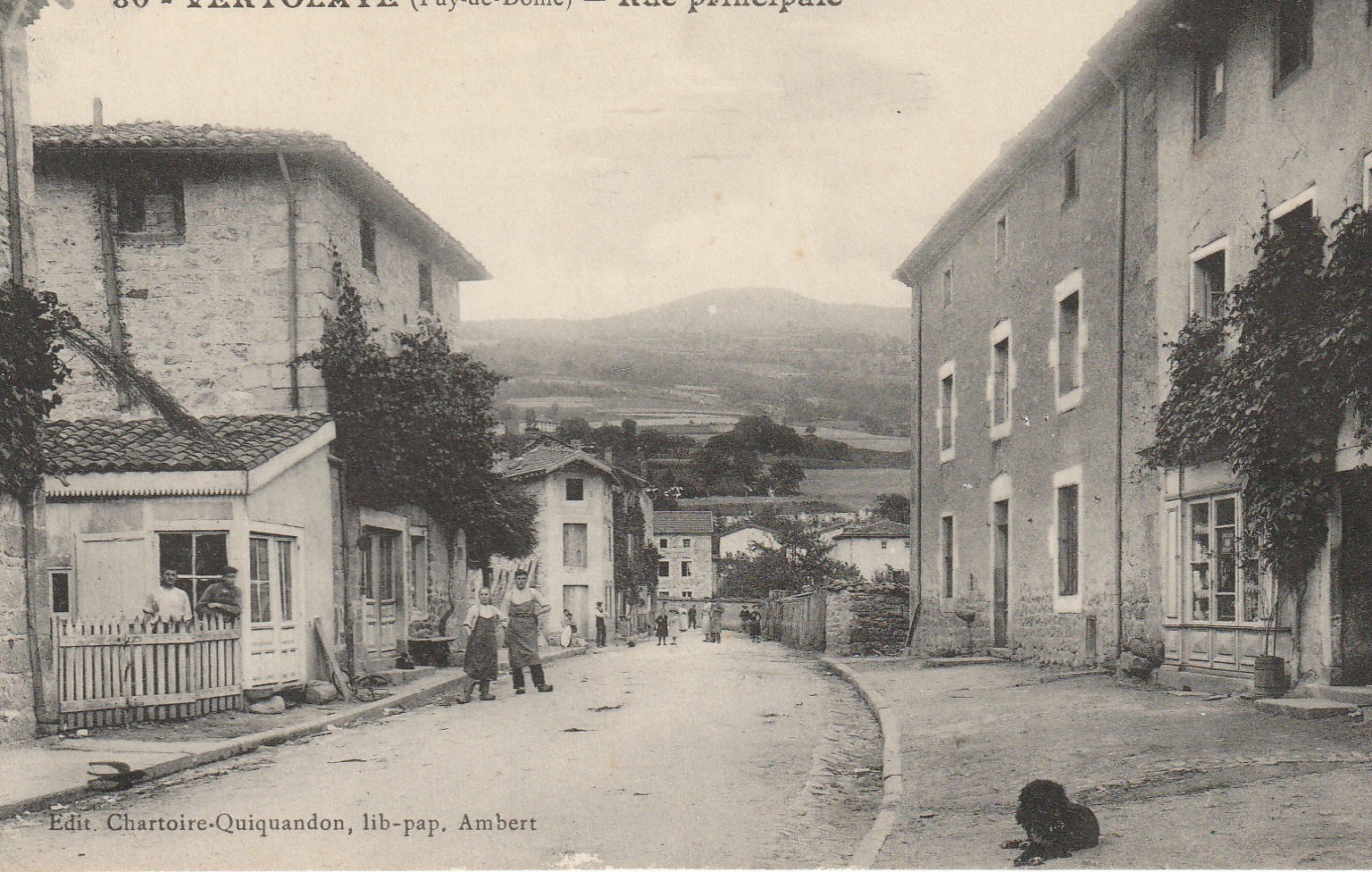 63 VERTOLAYE. Artisans rue Principale