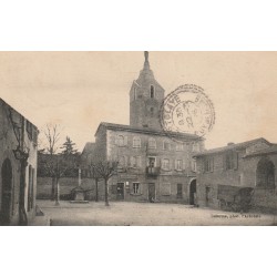 69 CHAZAY D'AZERGUES. La Poste Place de la Platière 1925