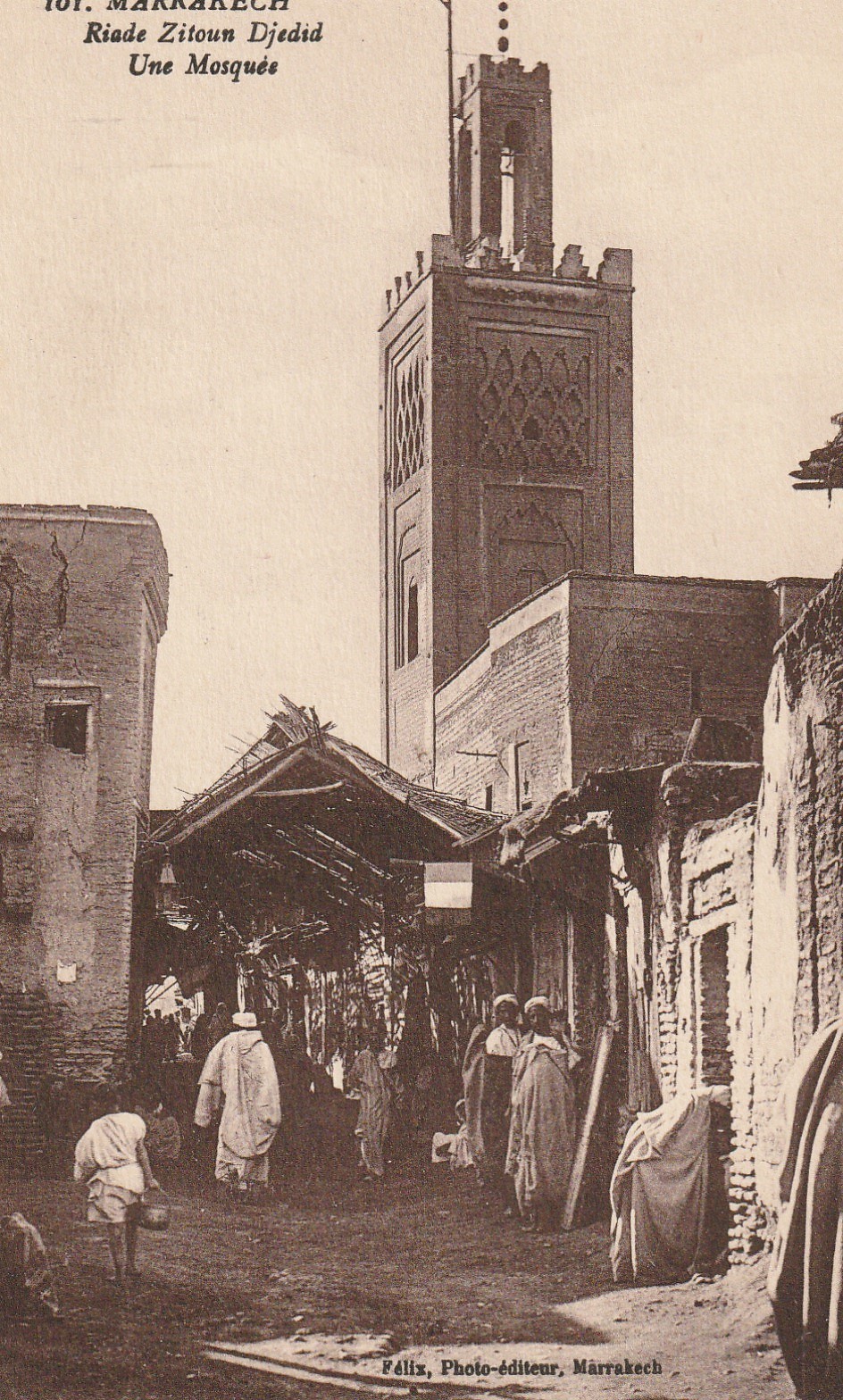 Maroc MARRAKECH. Mosquée Riade Zitoun Djedid