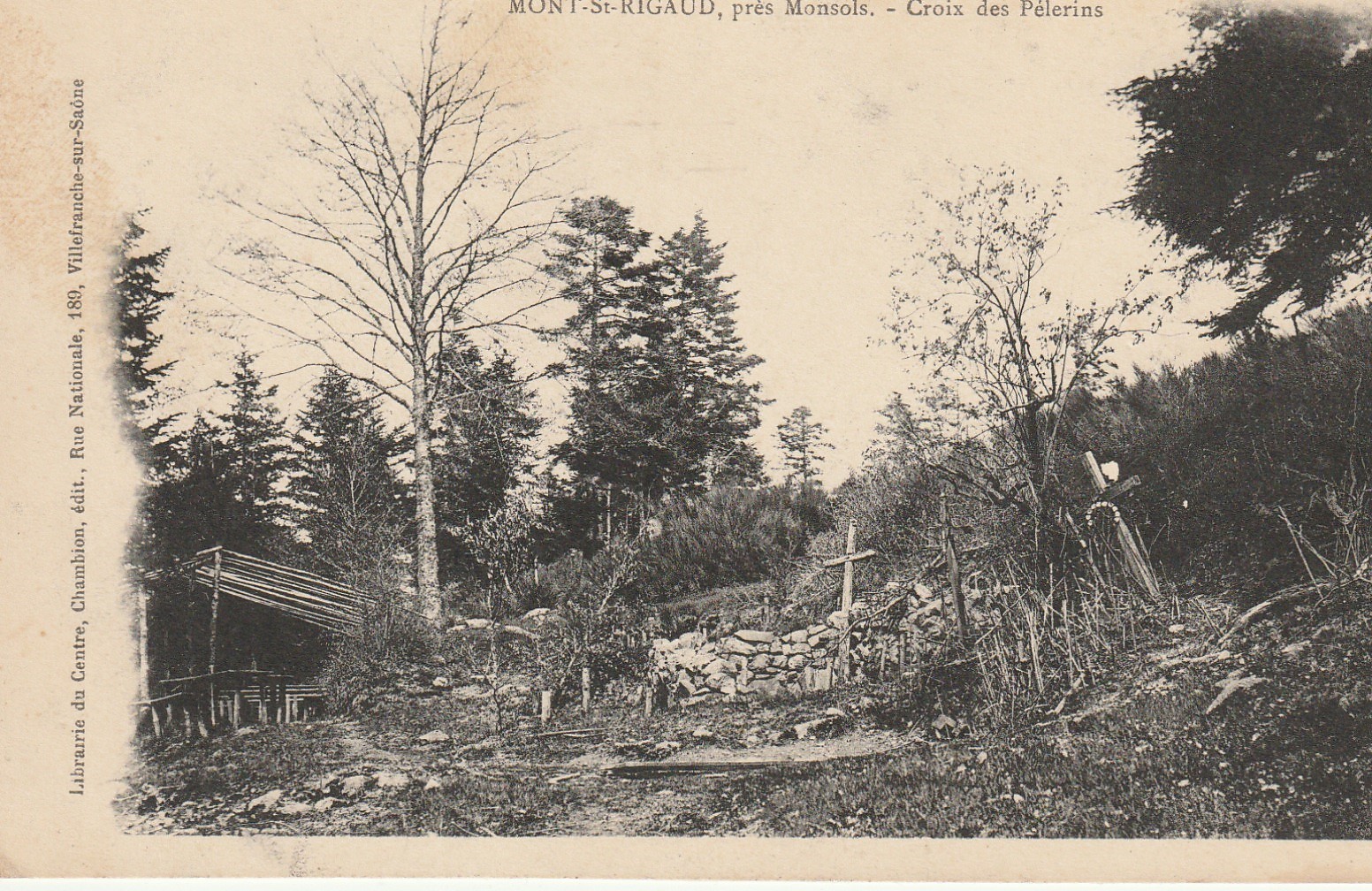 69 MONT-SAINT-RIGAUD. Croix des Pèlerins