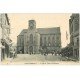 carte postale ancienne 22 SAINT-BRIEUC. Eglise Saint-Guillame 1916. Mercerie Moderne et Zinguerie. Tampon Militaire
