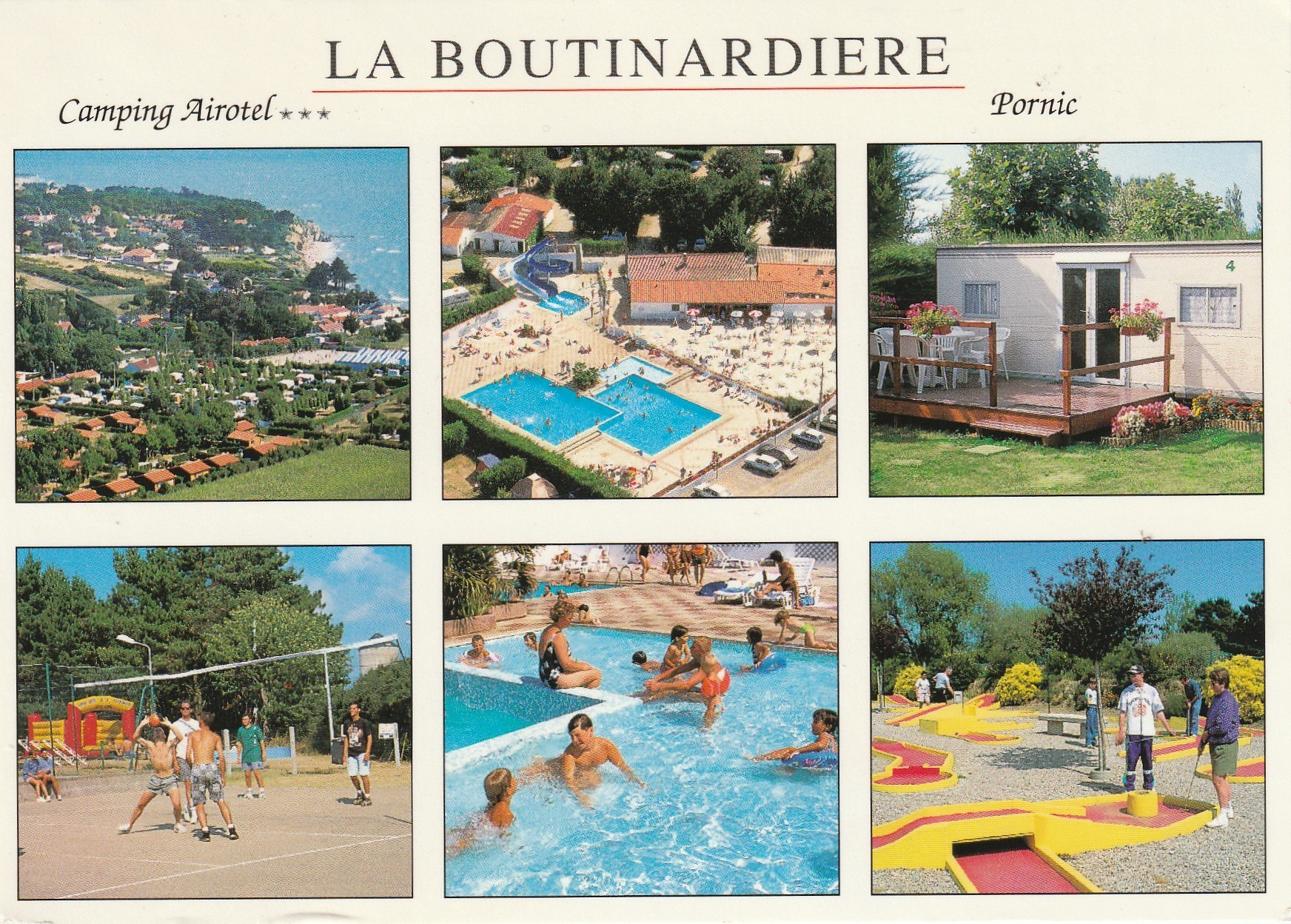 Photo cpsm grand format 44 PORNIC. Camping La Boutinardière Le Clion-sur-Mer 2002