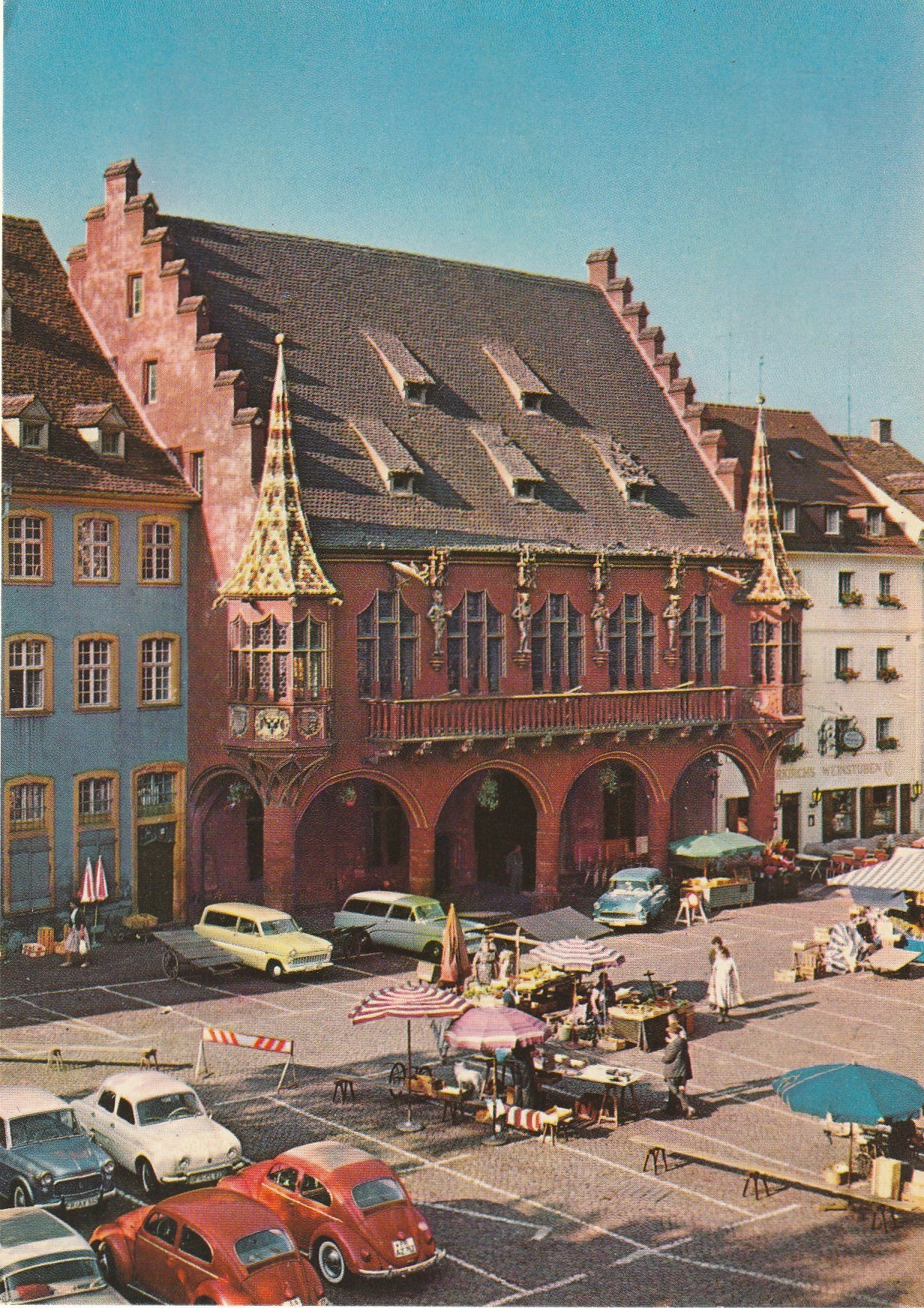 Photo Cpsm grand format Allemagne FREIBURG im BREISGAU. Kaufhaus