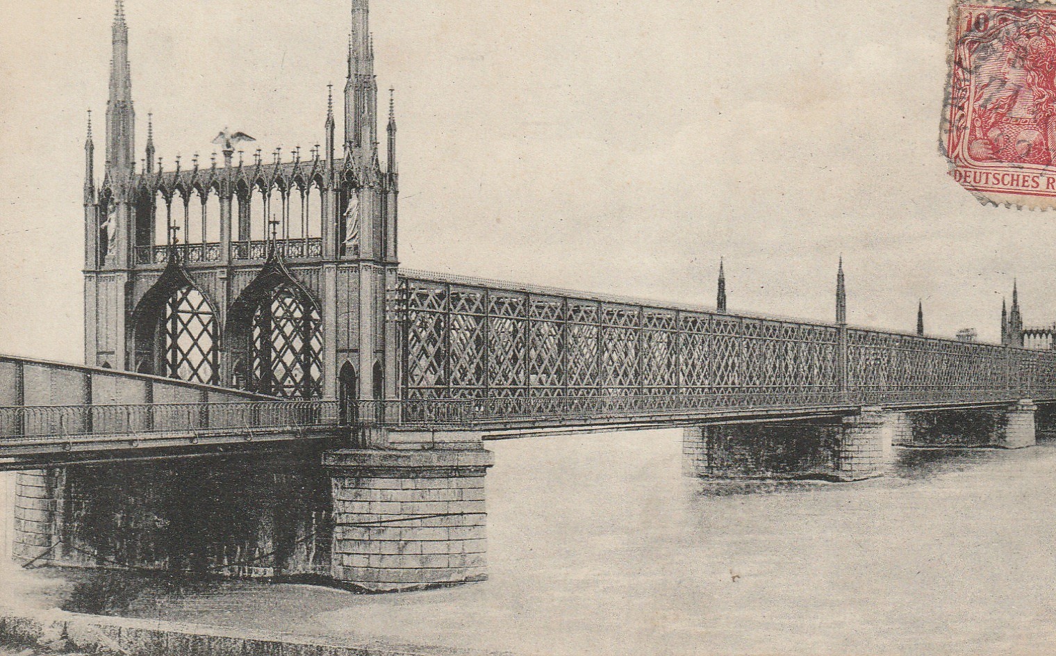 67 Strasbourg KEHL. Pont du Rhin métallique