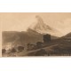SUISSE. Das Matterhorn von Zermatt aus. vers 1922