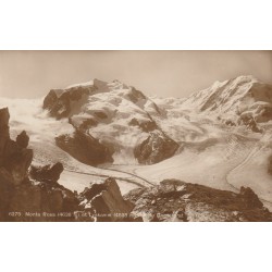 SUISSE Monte Rosa et Lyskamm vu du Gornergrat 1922