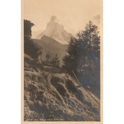 SUISSE. Am Wege nach Riffelalp vers 1922
