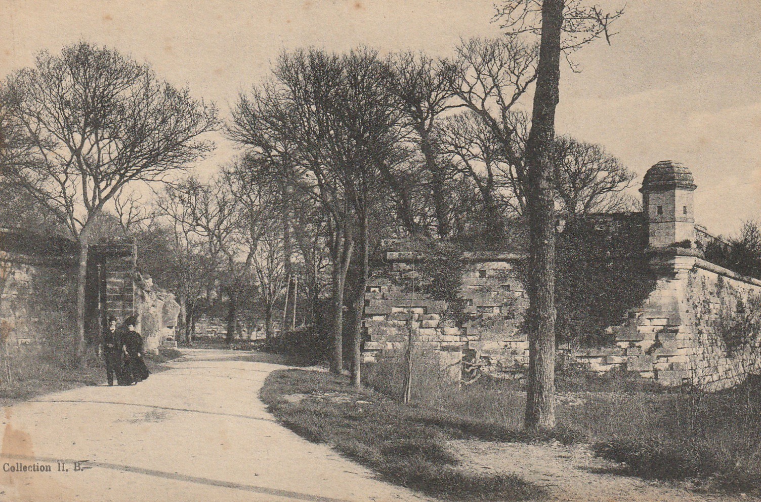 17 ROCHEFORT SUR MER environs. Ruines de Brouage Tampon militaire vers 1915...