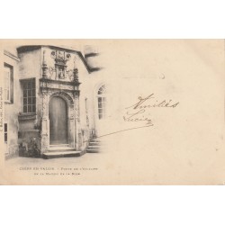 60 CREPY-EN-VALOIS. Porte escalier Maison de la Rose 1902
