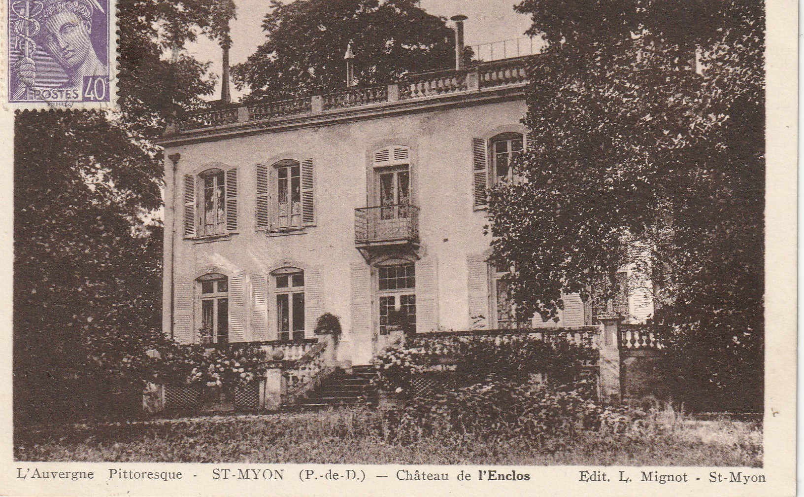 63 SAINT-MYON. Château de l'Enclos