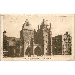 carte postale ancienne 22 SAINT-BRIEUC. La Cathédrale 1937