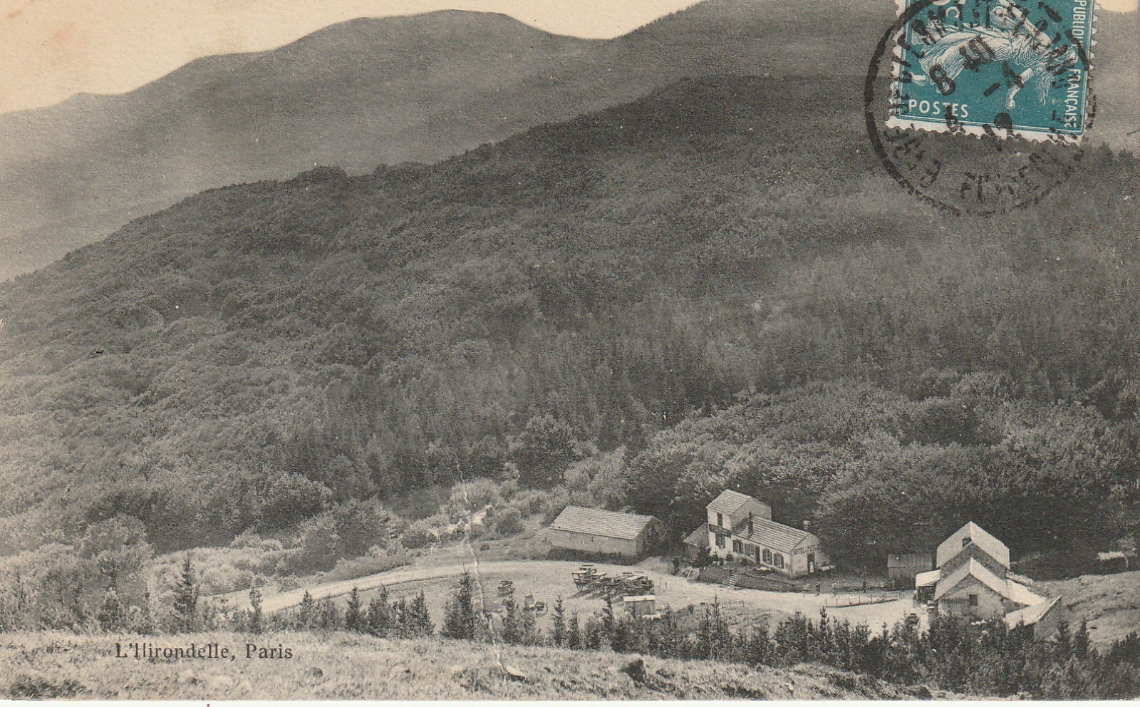 63 PUY-DE-DÔME. Vue du Col-de-Ceyssat et des Monts-Dômes 1912