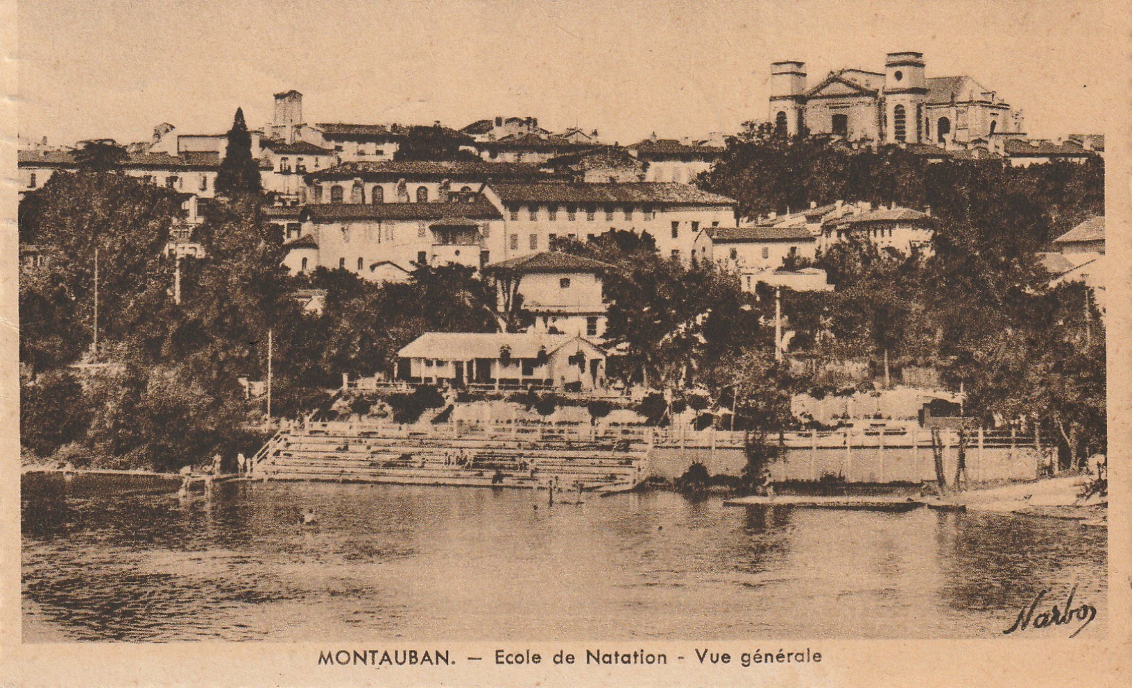 82 MONTAUBAN. Ecole de Natation 1952