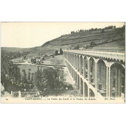 carte postale ancienne 22 SAINT-BRIEUC. La Vallé du Gouët Viaduc du Souzin