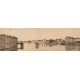 (Al) Carte panoramique double 14x7 cm 31 TOULOUSE. La Garonne et les Quais 1915
