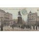 (Al) 59 LILLE. Statue de Faidherbe Place Richebé superbe animation 1905