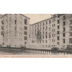 (Al) 88 VITTEL. Cour Nouvel-Hôtel Etablissement Thermal source Salée