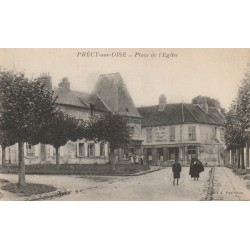 60 PRECY-SUR-OISE. Café et Mercerie Place de l'Eglise