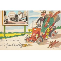 17 SAINT-JEAN-D'ANGELY. Illustration avec véritable mini-photo